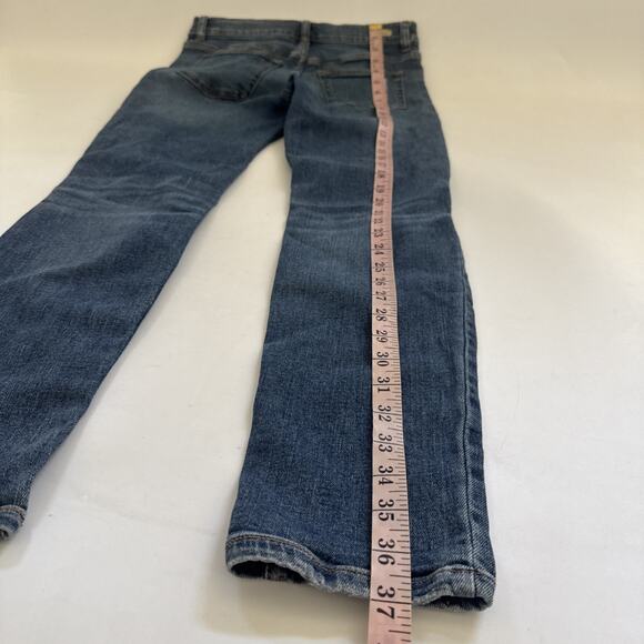 Womens SNEAK PEEK Jeans Mid Rise Distressed BOHO Y2K Size 9 Waist 29 - Picture 6 of 9
